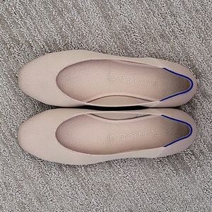 Rothy's The Square flat in Ecru, size 10